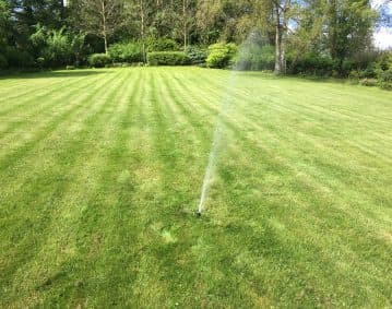 Anlage für großflächige Grünzone